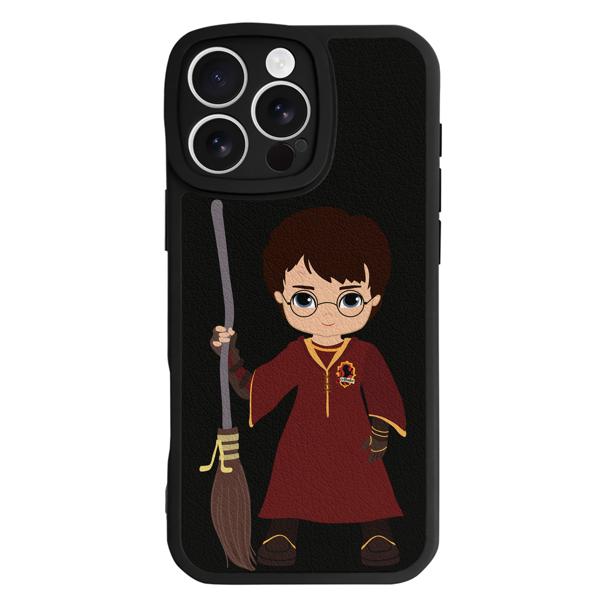 （画像用） Harry Potter ハリー・ポッターシリーズ 【iPhone 16シリーズ対応】シリコンスマホケース（レザー調） 材質：シリコン